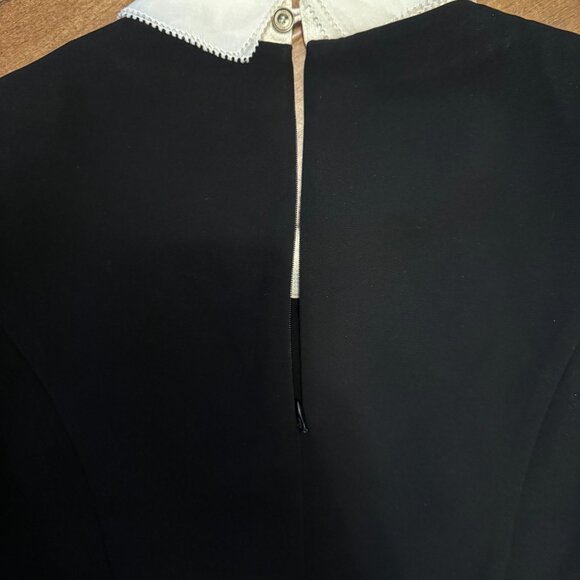 Psalter Elite Dress – Size 38 – Removable Collar – A-Line – Shoulder Pads - Picture 6 of 11